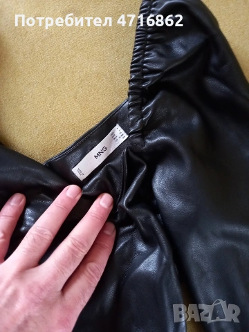 Кожена рокля, снимка 2 - Рокли - 53380403