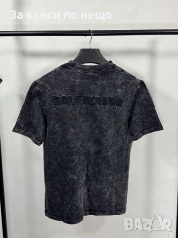 Balenciaga Мъжка Тениска С Бродирано Лого👕Мъжка Блуза С Къс Ръкав Код V.B.56