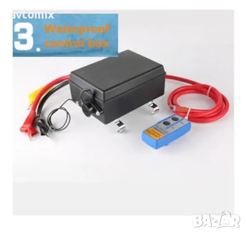 Eлектрическа лебедка с дистанционно 5500LBS, 12V, до 2.5 тона, снимка 9 - Аксесоари и консумативи - 49749502