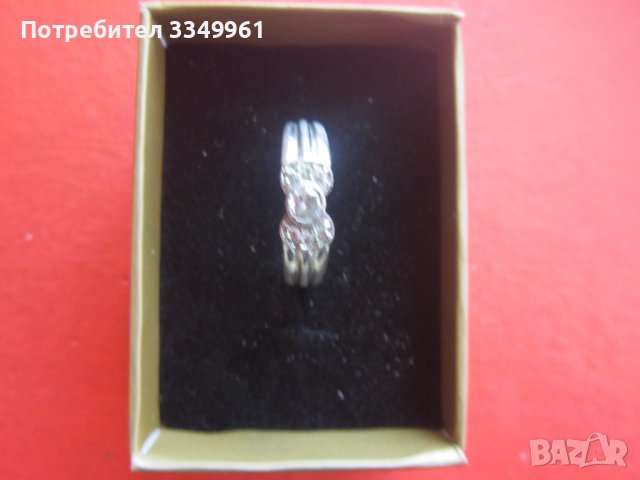 Сребърен пръстен с камък камъни 925, снимка 1 - Пръстени - 36702725