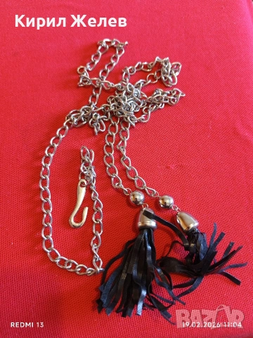 Синджир с пискюли аксесоар за дамска чанта 51885, снимка 4 - Други - 53532536