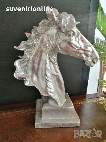 Статуетка конска глава в 2 цвята , снимка 6 - Статуетки - 37293962