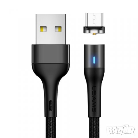 Магнитен Micro USB кабел - USAMS U29 SJ335, снимка 2 - USB кабели - 26213040