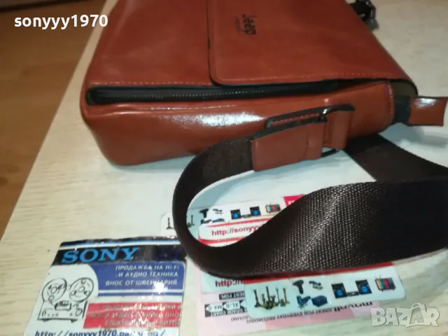 КОЖЕНА ЧАНТА JEEP-МЪЖКА ЗА ПРЕЗ РАМО 2901251027, снимка 7 - Чанти - 48874906