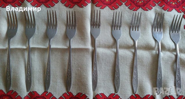 Вилици - 20 см. с маркировка "Stainless steel Japan" - неръждаема стомана, снимка 4 - Прибори за хранене, готвене и сервиране - 28923011