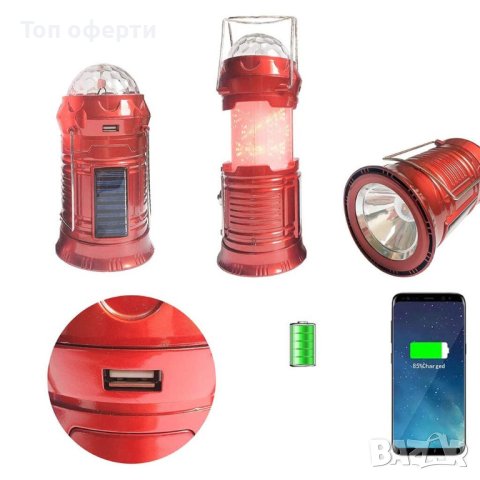 Къмпинг фенер Stage flame lamp sx-6899T, с диско ефекти, снимка 8 - Къмпинг осветление - 43354205