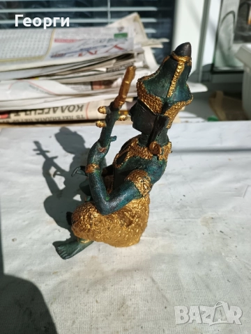 Бронзова статуетка-421, снимка 2 - Антикварни и старинни предмети - 52220836
