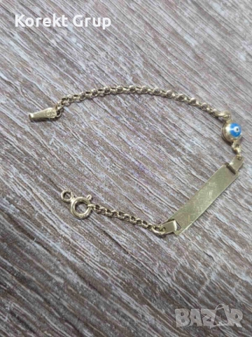 златна гривна  детска 1.5гр.