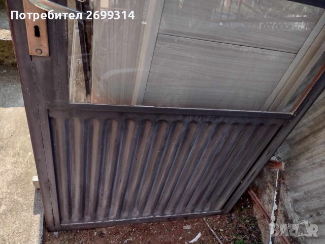 Метална остъклена врата, снимка 3 - Входни врати - 43698141