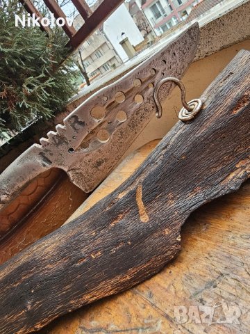стар кован нож , снимка 5 - Антикварни и старинни предмети - 43623197