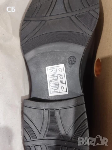 Два чифта нови черни обувки от естествена кожа №41 и 42, снимка 8 - Ежедневни обувки - 50697376