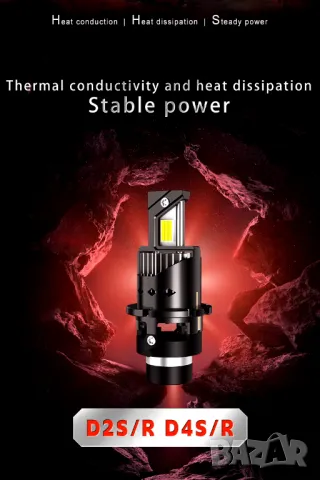 LED Крушки D2S - D series +300 %, снимка 4 - Аксесоари и консумативи - 49460206