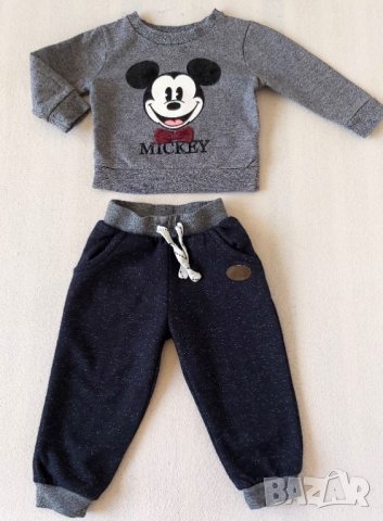 Бебешки комплект Мики Маус на Rebel 9-12 месеца, снимка 6 - Комплекти за бебе - 27145653