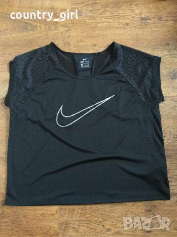 Nike Nk Dry Top Ss Run Fast - страхотна дамска тениска КАТО НОВА, снимка 5 - Тениски - 28738200