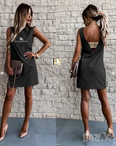 рокля louis vuitton burberry christian I , снимка 4 - Рокли - 51459403