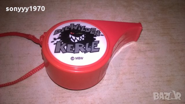 голяма свирка-10см-внос германия, снимка 4 - Колекции - 27943749