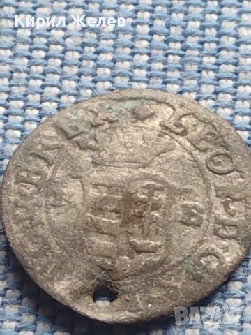 Сребърна монета дуариус 1604г. Леополд първи Кремниц Унгария 13661, снимка 7 - Нумизматика и бонистика - 42968538
