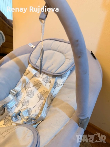 Електрически шезлонг/люлка KinderKraft, 2 в 1, LULI, Сива, снимка 4 - Други - 53265977