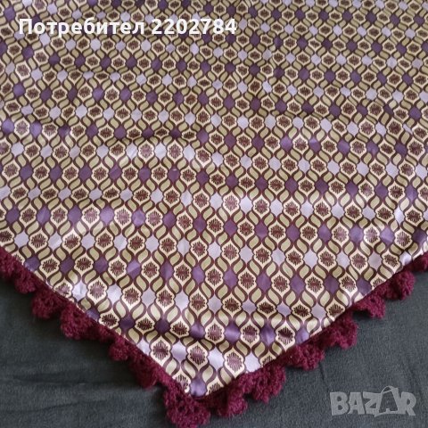 Голям триъгълен шал,забрадка с подарък, снимка 4 - Шалове - 30449404
