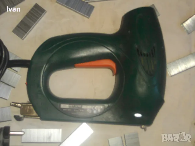 Немски Комбиниран 8-16 мм Дърводелски Тапицерски ТАКЕР Meister Craft MET 14/16C ОТЛИЧЕН , снимка 13 - Други инструменти - 47457996