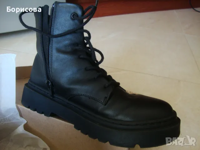 Продавам  дамски боти ZARA -Нови, снимка 3 - Дамски боти - 48014058