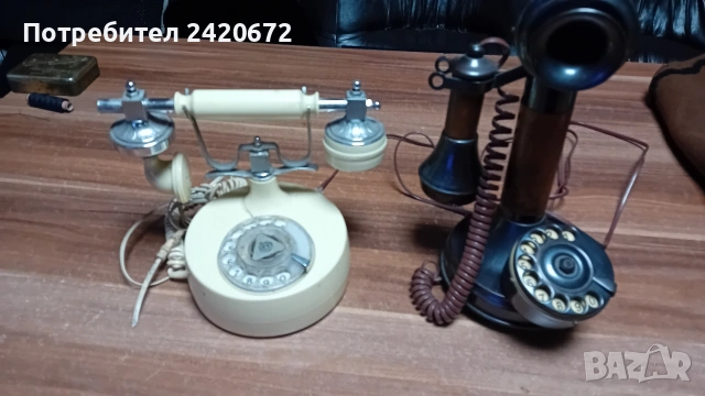 малка колекция ретро телефони, снимка 7 - Колекции - 53365512