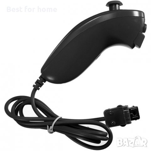 Wii Nunchuk Controller Черен, снимка 3 - Аксесоари - 39966071