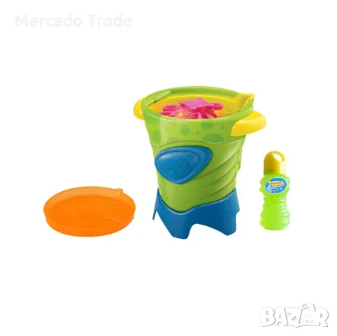 Машина за сапунени балончета Mercado Trade, Със Светлини, Зелен, снимка 2 - Електрически играчки - 50373569