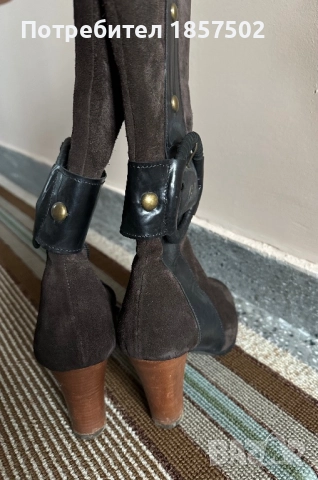 Дамски ботуши на ток, снимка 3 - Дамски ботуши - 51581244