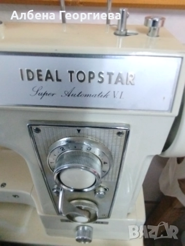 Метална шевна машина IDEAL TOPSTAR , снимка 3 - Шевни машини - 52305331