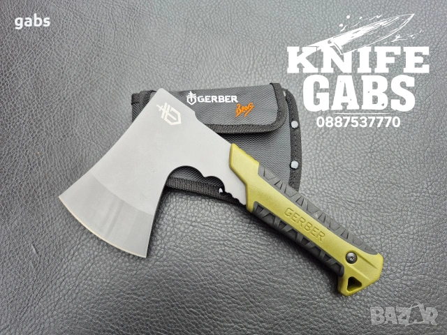 Къмпинг брадва GERBER Bear Grylls с калъф, снимка 3 - Ножове - 53298346