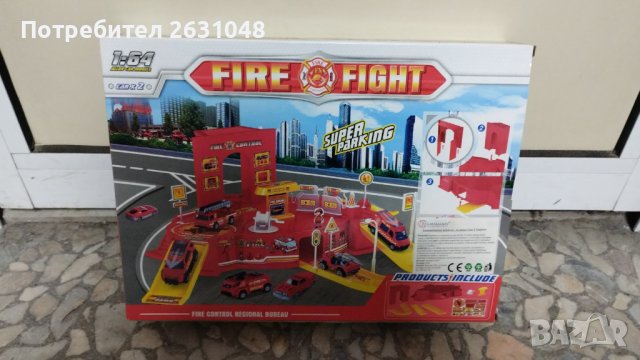 Играчка пожарна станция, снимка 4 - Други - 44062680