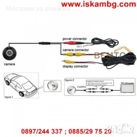 Водоустойчива мини камера CCD за предно виждане 360 градуса  код 1256, снимка 7 - Аксесоари и консумативи - 28384817