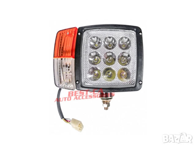 Комплект LED фарове, предни светлини за трактор 54W, 12-24V, 5400 лумена, снимка 2 - Аксесоари и консумативи - 51588846