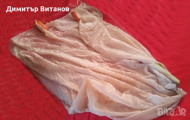 Копринен парашут за риболов на сом с кльонк