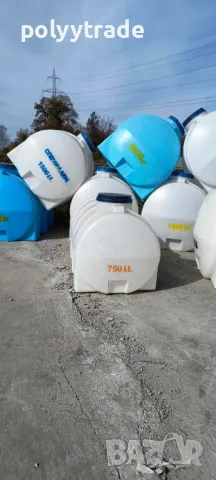 750-Литрови Хоризонтални Резервоари от „Политрейд“, снимка 2 - Оранжерии - 47663263