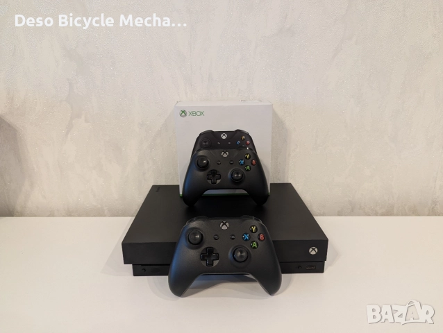 Xbox One X 1TB - (TOP PRODUCT)(15 - игри)(2 - контролера), снимка 2 - Xbox конзоли - 52542408