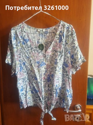 Дамска лятна блуза на C&A. Размер 48