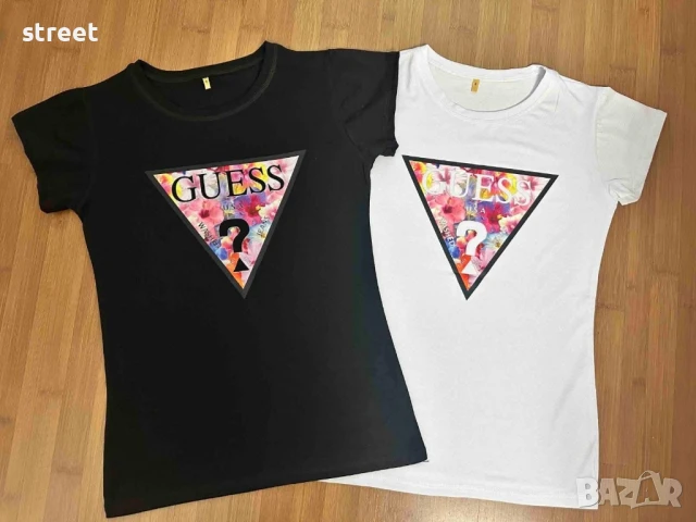 Разпродажба дамски тениски Памук GUESS , снимка 1