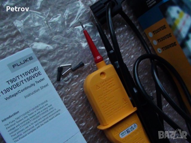 FLUKE T150 VDE - ЧИСТО НОВ PROFI Voltage Tester 6 - 690 V AC/DC Електроизмервателен Уред / GERMANY !, снимка 11 - Клещи - 43256262