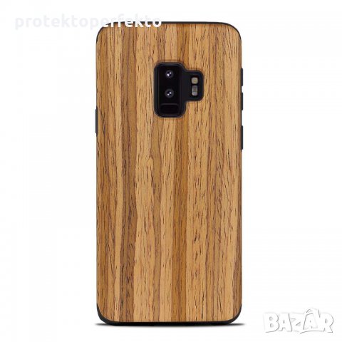 WOOD дървен кейс калъф с каучук SAMSUNG Galaxy S9, S9 Plus, S10, S10E, снимка 3 - Калъфи, кейсове - 28470588