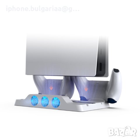 Охладителна Станция за PlayStation5 PS5 Cooler  Зарядно за Котролерите, снимка 3 - Аксесоари - 39899527