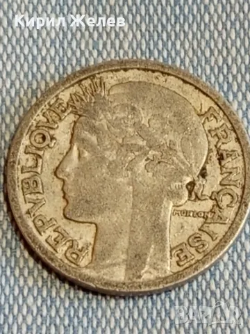 Две монети 2 франка 1948г. Франция 50 пфенинг 1922г. Дойче райх редки за КОЛЕКЦИЯ 13838, снимка 4 - Нумизматика и бонистика - 48662967