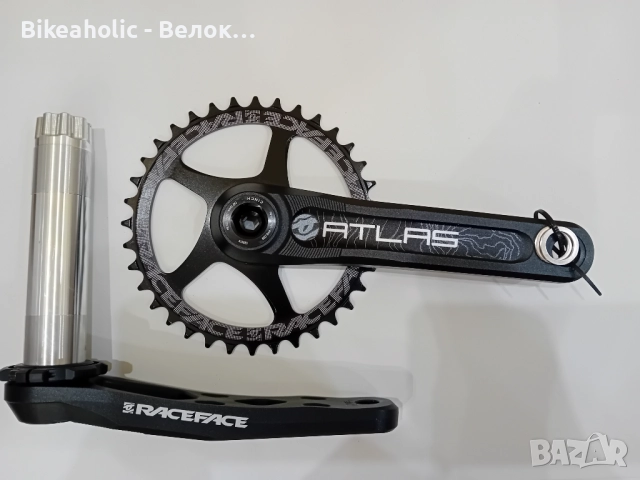 Курбели Raceface Atlas SuperBoost 165mm 36T DM Черни, снимка 3 - Части за велосипеди - 51925370
