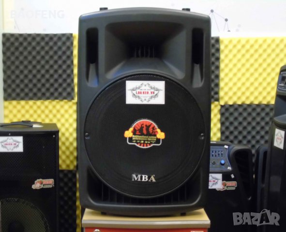 Промоция MBA Караоке Колона F15 MBA LUX 3000w с 2 микрофона ,акумулатор, Bluetooth и FM, снимка 2 - Тонколони - 37514817