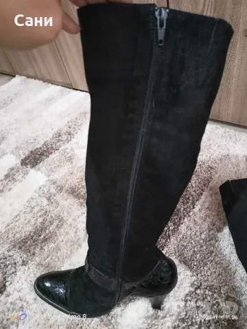 Ботуши от естествена велур , снимка 4 - Дамски ботуши - 47911308