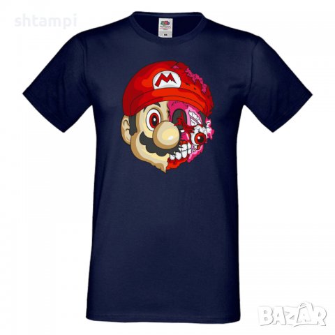 Мъжка тениска Mario Zombie 5 Игра,Изненада,Подарък,Празник,Повод, снимка 13 - Тениски - 37237925