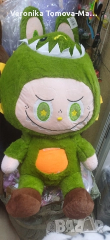 Лабубу плюшена играчка 80см 100см , снимка 6 - Плюшени играчки - 51450975