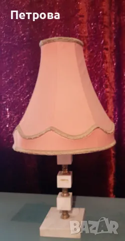 Нощна лампа с мраморна основа, снимка 1