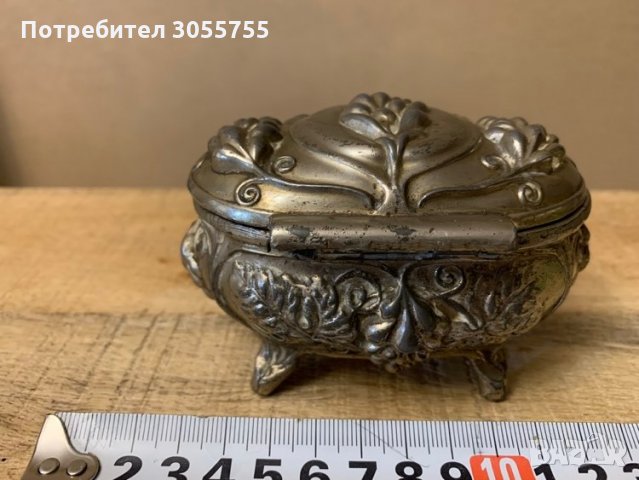 Уникално красива метална кутия за бижута-Царство България-2, снимка 5 - Други ценни предмети - 35179027